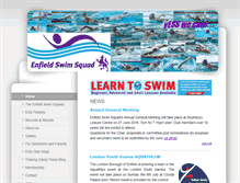 Tablet Screenshot of enfieldswimsquad.org